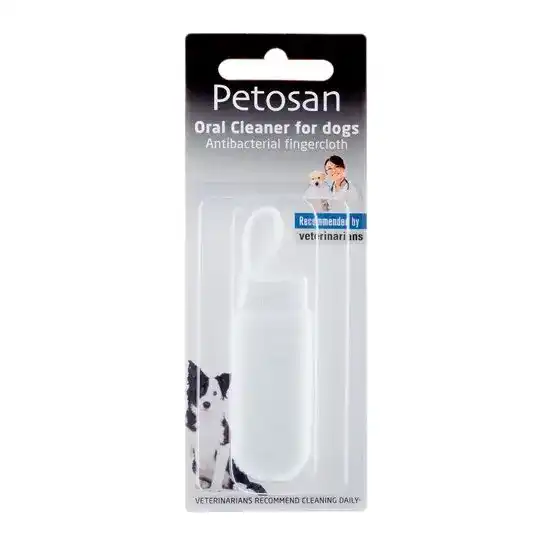 Petosan Oral Cleaner Fingercloth for Dogs 16296