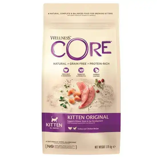 Wellness Core Kitten Original Dry Cat Food Turkey & Chicken 1.75kg 17045
