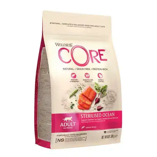 Wellness Core Adult Sterilised Ocean Dry Cat Food Salmon 17036