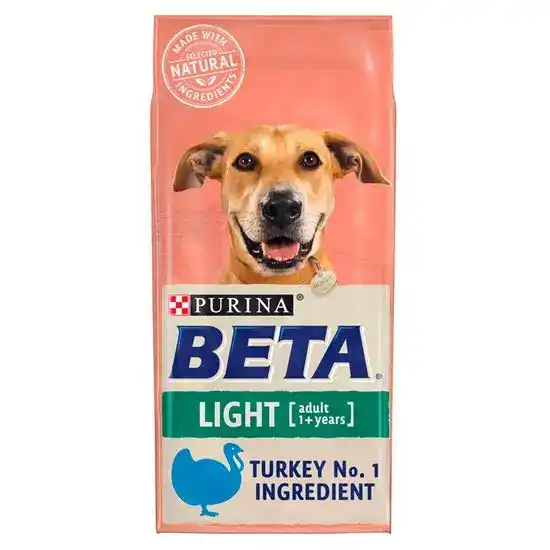 PURINA BETA Adult 1+ Light Dry Dog Food with Turkey 2167