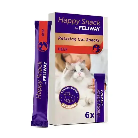 Happy Snack by FELIWAY Beef Cat Calming Treats 20798