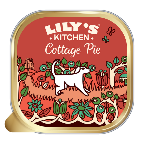 Lily's Kitchen Adult Cottage Pie Wet Dog Food 10 x 150g Alutrays 17638