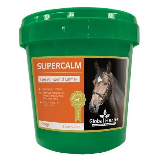 Global Herbs SuperCalm Horse Calming Supplement Powder 19752