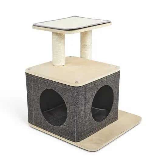 Petface Cat Hide Box Scratch Platform 54cm height