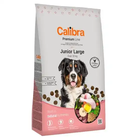 Calibra Premium Line Junior Large Breed Dry Dog Food Chicken 18003
