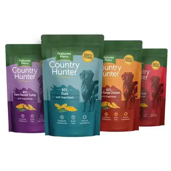 Natures Menu Country Hunter Superfood Selection Wet Dog Food Multipack with Beef