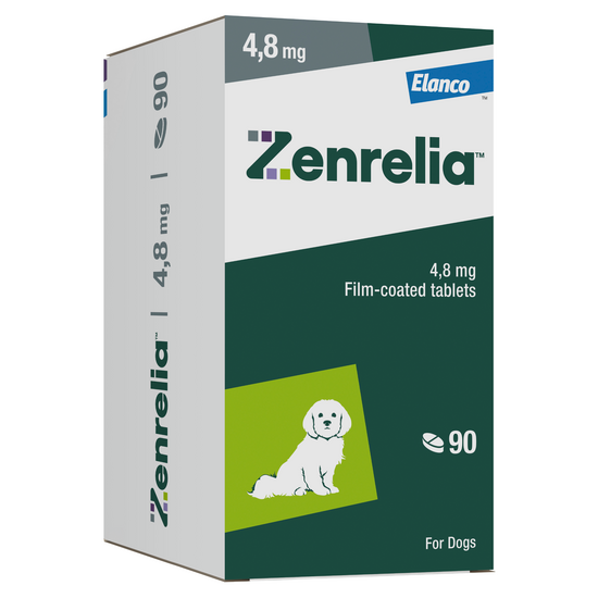 Zenrelia Film-Coated Tablets for Dogs 4.8mg 19054