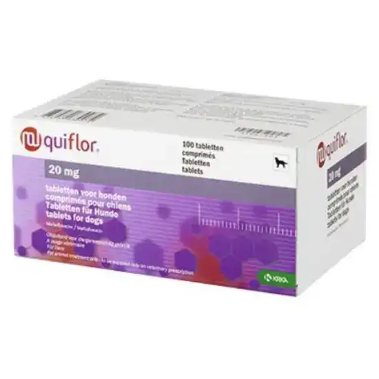 Quiflor Flavoured Tablets for Dogs 20mg 16544