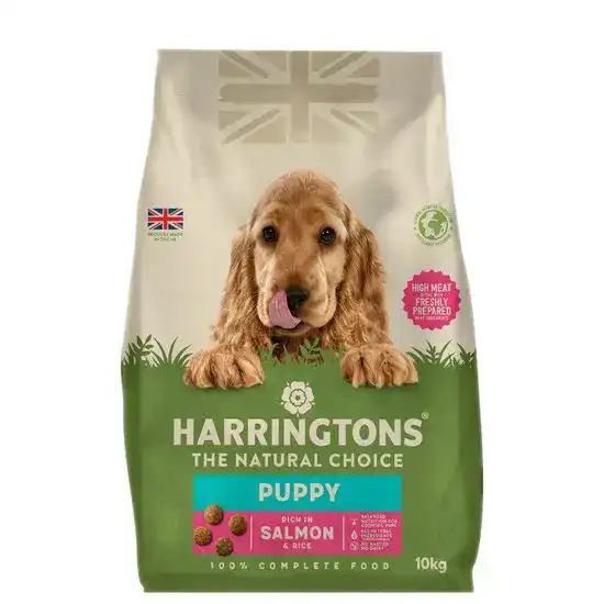 Harringtons Puppy Dry Dog Food Salmon and Rice 10kg 18061