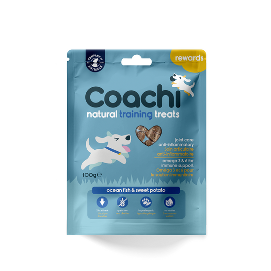 Coachi Natural Training Dog Treats Ocean Fish 1 x 100g 18747
