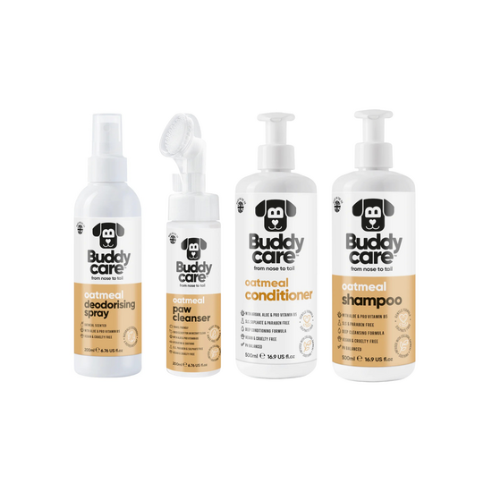 Buddycare Oatmeal Dog Grooming Bundle: Shampoo