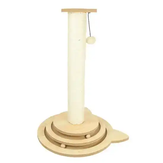 Ancol Cat Shape Enrichment Scratching Post 19046