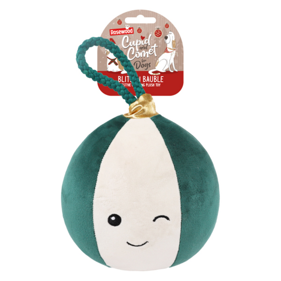 Rosewood Blitzen Bauble Christmas Dog Toy 19888