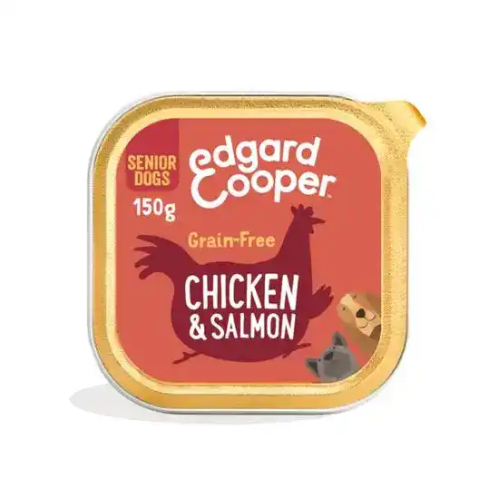 Edgard & Cooper Grain Free Senior Wet Dog Food Chicken & Salmon 21063