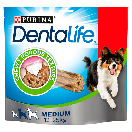 PURINA Dentalife Daily Oral Care Dental Chews for Medium Dogs (12kg-25kg) 16286