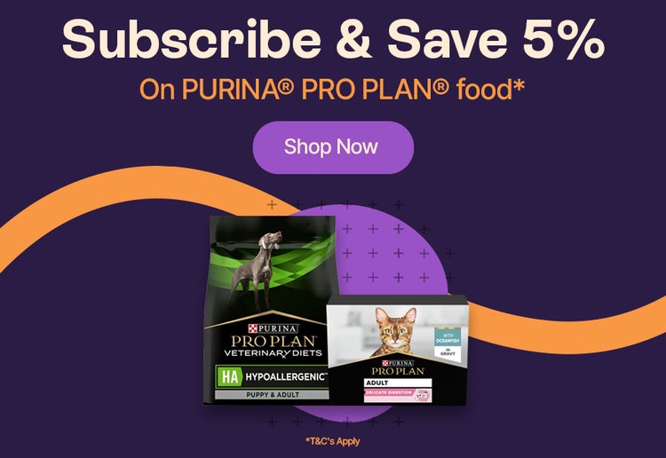 Subscribe & Save 5% On Purina Pro Plan Food*