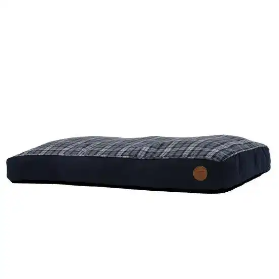Ancol Sleepy Paws Classic Dog Mattress Blue and Grey Tartan 19066