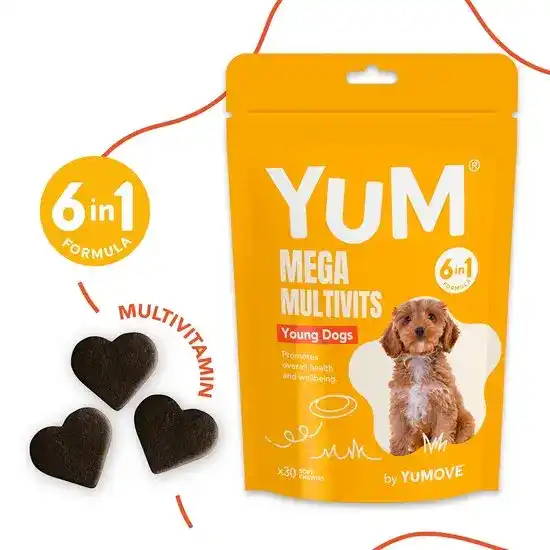 YuM Mega MultiVits 6 in 1 for Young Dogs 4659