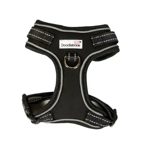 Doodlebone Adjustable Airmesh Dog Harness Coal 18835