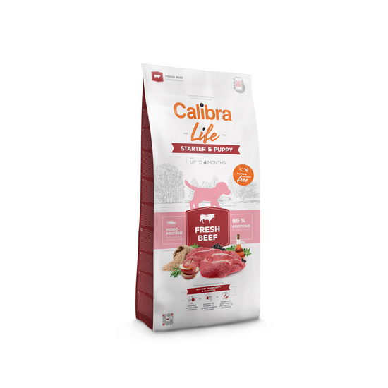 Calibra Life Starter & Puppy Dry Dog Food Fresh Beef 16241