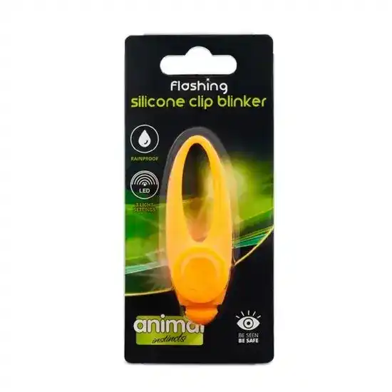 Animal Instincts Flashing Silicone Safety Blinker Clip for Dogs 17725