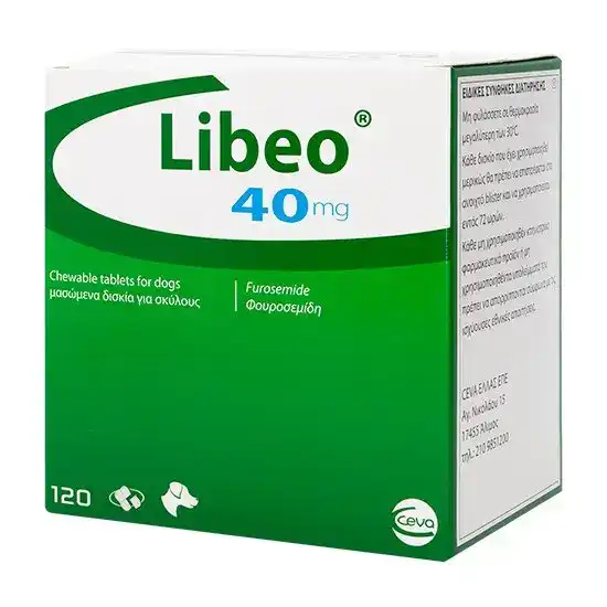 Libeo Chewable Tablets for Dogs 40mg 9850