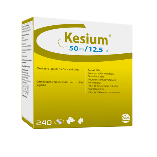 Kesium Chewable Tablets for Dogs and Cats 50mg/12.5mg 16016
