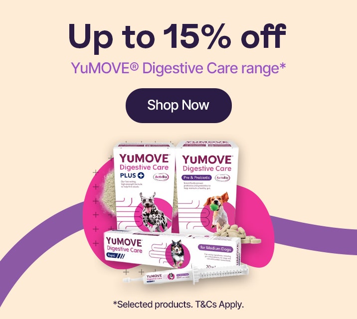 15% off YuMove Digestive Care range*