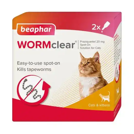 Beaphar WORMclear Worming Spot-On for Cats 15790