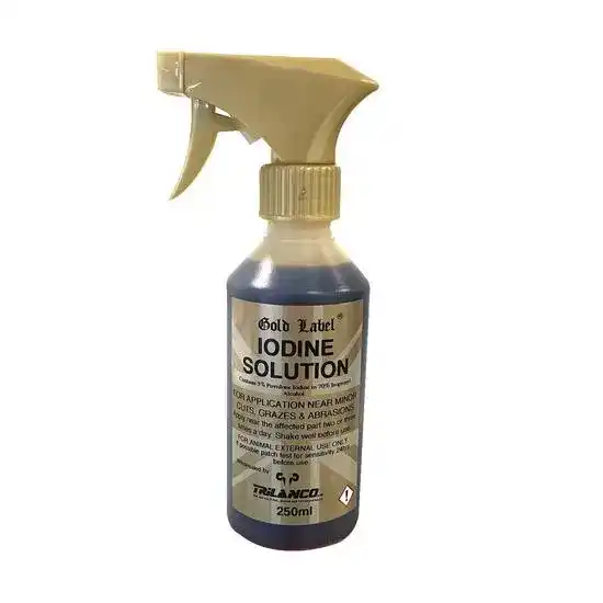 Gold Label Iodine Solution Spray for Horses 19844