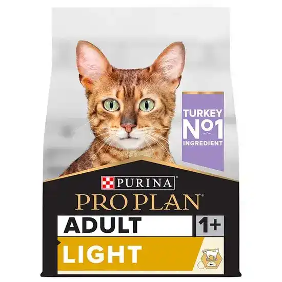 PURINA PRO PLAN Adult 1+ Light Dry Cat Food with Turkey 1591