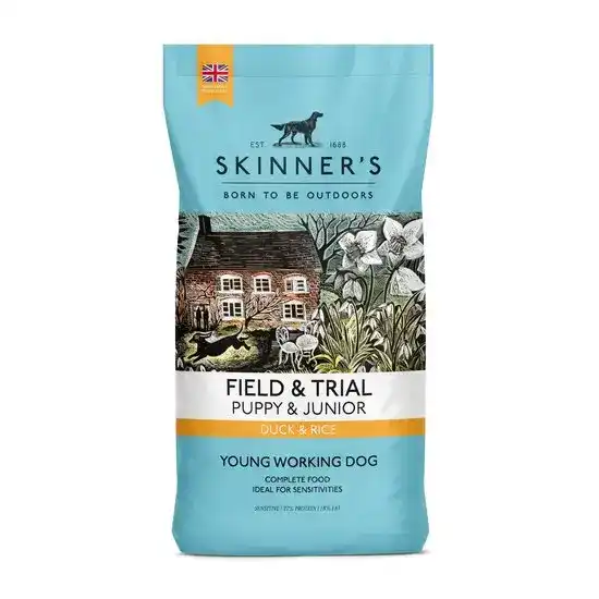 Skinner's Field & Trial Working Puppy & Junior Dry Dog Food Duck & Rice 17733