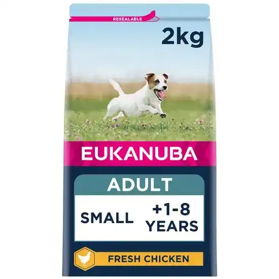 Eukanuba Small Breed Adult Dry Dog Food with Fresh Chicken 16333