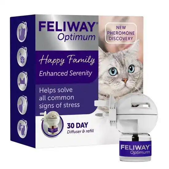 FELIWAY Optimum Cat Calming Plug-In Diffuser Starter Kit 3247
