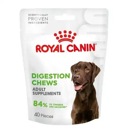 ROYAL CANIN Digestion Soft Chew Supplements for Adult Dogs 40 Pieces 18458