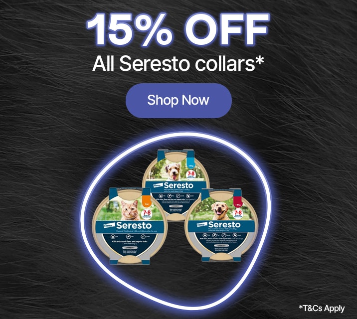 15% Off all Seresto Collars*