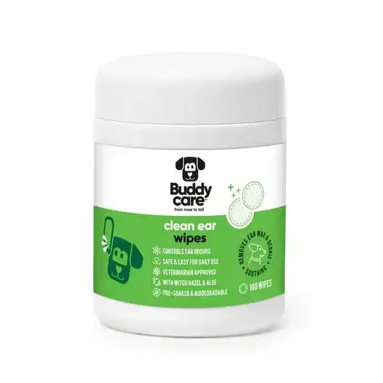 Buddycare Clean Ear Dog Wipes 20157