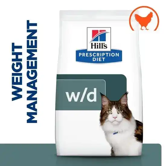 Hill's PRESCRIPTION DIET w/d Multi-Benefit Dry Cat Food with Chicken 454