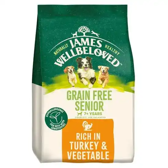James Wellbeloved Grain Free Senior Dry Dog Food Turkey & Vegetables 18577