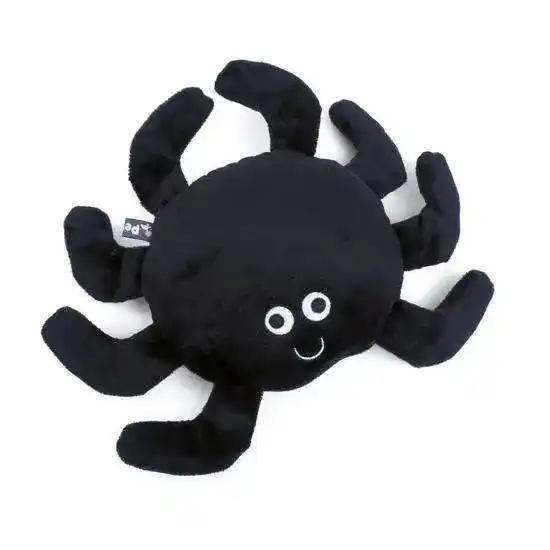 Petface Seriously Strong Rubber Izzy Spider Plush Dog Toy 18526