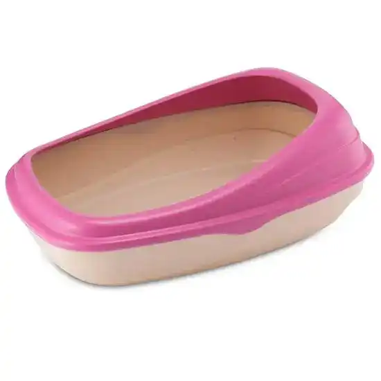 Beco Cat Litter Tray Pink 18947