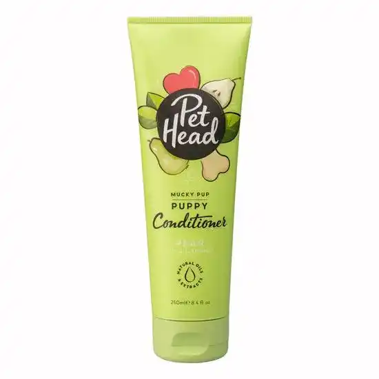 Pet Head Mucky Pup Puppy Conditioner for Dogs with Pear and Chamomile 250ml Bott 18750