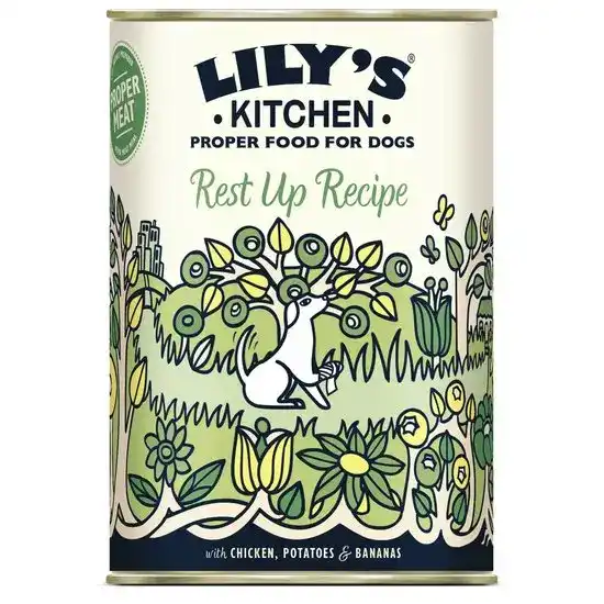 Lily's Kitchen Adult Rest Up Recipe Wet Dog Food 6 x 400g Cans 17669
