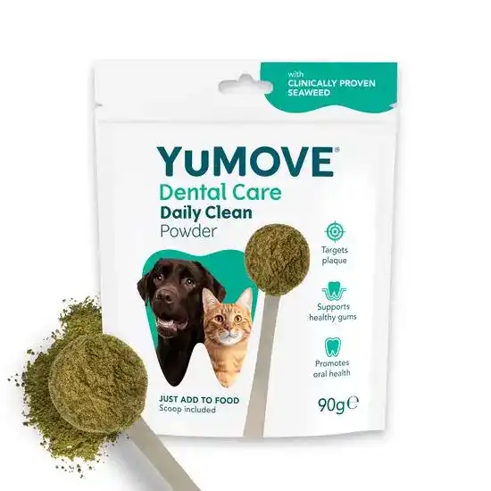 YuMOVE Dental Care Daily Clean Powder for Dogs and Cats 1 x 90g 18235