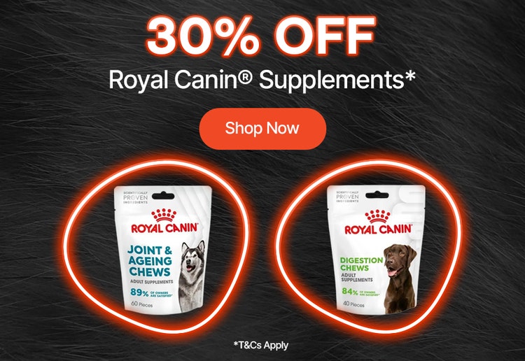 30% Off Royal Canin Supplements*