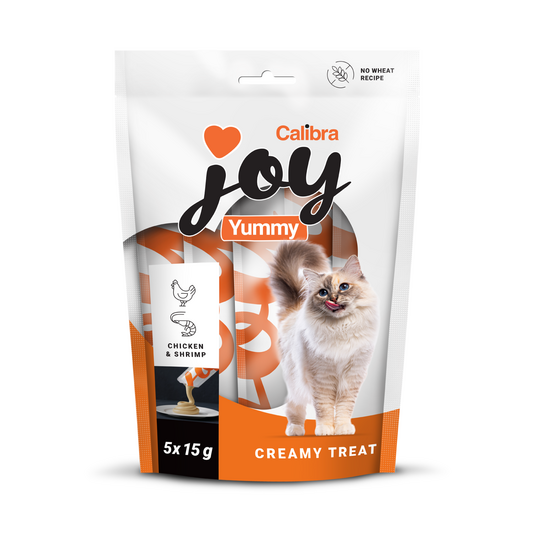 Calibra Joy Yummy Cat Treat Paste Chicken & Shrimp 15g 21111