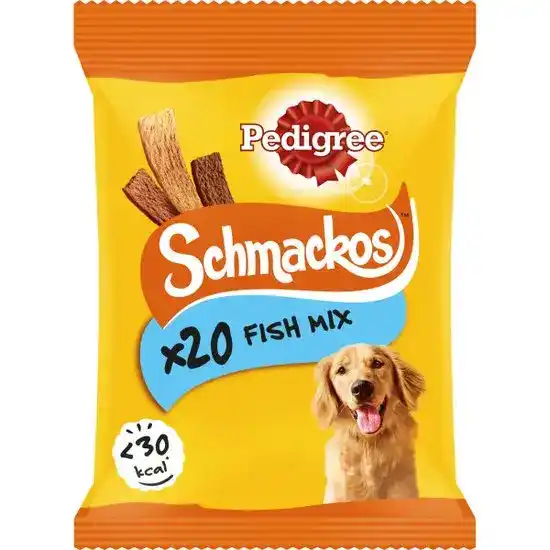 Pedigree Schmackos Dog Treats with Fish 180 Pieces 16355