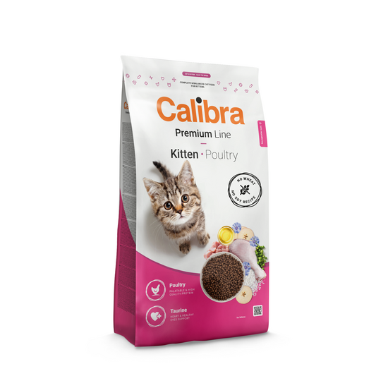 Calibra Premium Line Kitten Dry Cat Food Poultry 18035