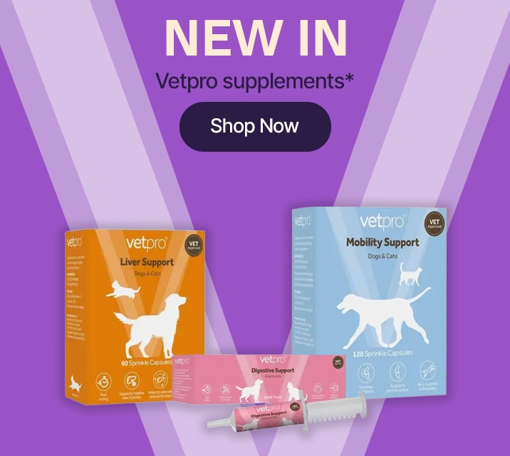 New In Vetpro supplements* Shop Now