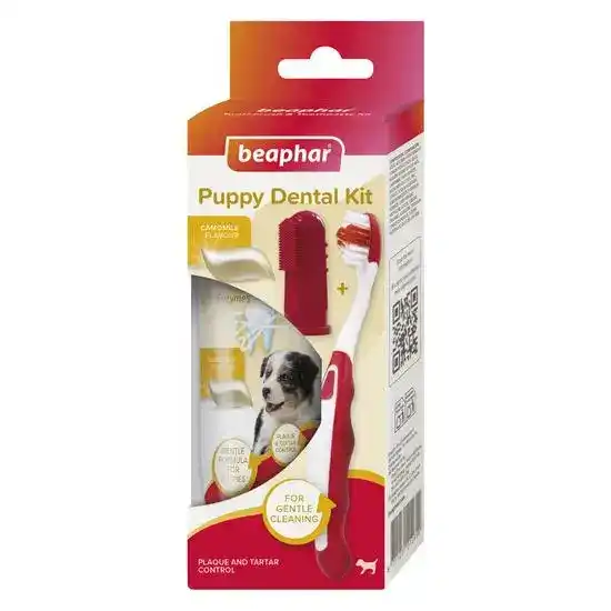 Beaphar Toothbrush & Toothpaste Dental Care Kit for Puppies 15800